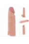 Realistik Et Dokuda 2.5 Cm Uzatmalı Penis Kılıfı