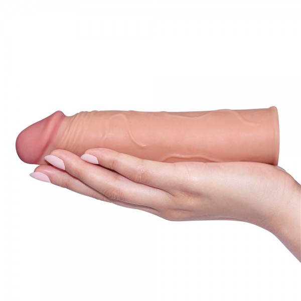 Tender Realistik Dokuda 2.5 Cm Uzatmalı Penis Kılıfı