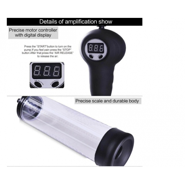 Passion Pump Dijital Göstergeli Otomatik Penis Pompası