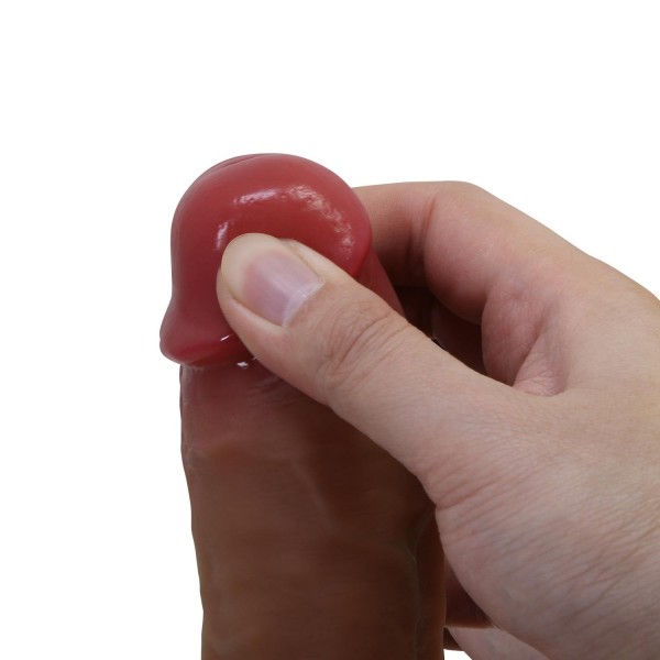  Realistik Vantuzlu Dildo Penis 17,3 cm