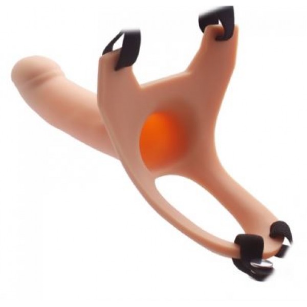 Gerçek Dokuda İçi Boş Belden Bağlamalı penis