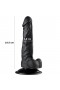 Siyah Realistik Vantuzlu Zenci Dildo Penis 19,5 cm