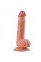 Realistik Vantuzlu Dildo Penis 21 cm