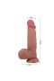  Kıkırdak Yapılı Çift Katmanlı Melez Gerçekçi Dildo Penis 21,8 cm
