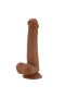  Yeni Nesil Çift Katmanlı Realistik Vantuzlu Dildo Penis 22 cm