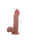 Çift Katmanlı Gerçekçi Melez Dildo Penis 23,4 cm