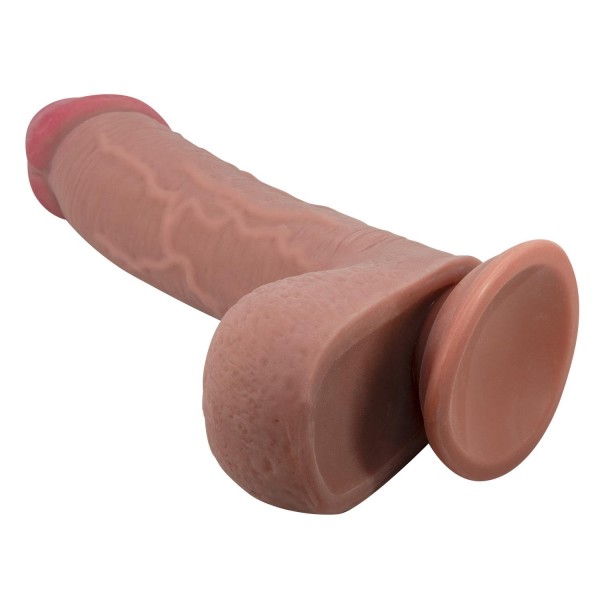 Çift Katmanlı Gerçekçi Melez Dildo Penis 23,4 cm
