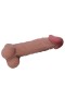 Kıkırdak Yapılı Çift Katmanlı Melez Gerçekçi Dildo Penis 24 cm