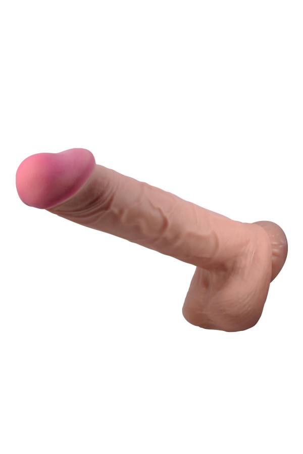 26 cm Kıkırdak Yapılı Çift Katmanlı Gerçekçi Melez Dildo Penis