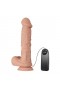 26 cm Titreşimli Gerçekçi Kalın Dildo Penis - Bergrisi