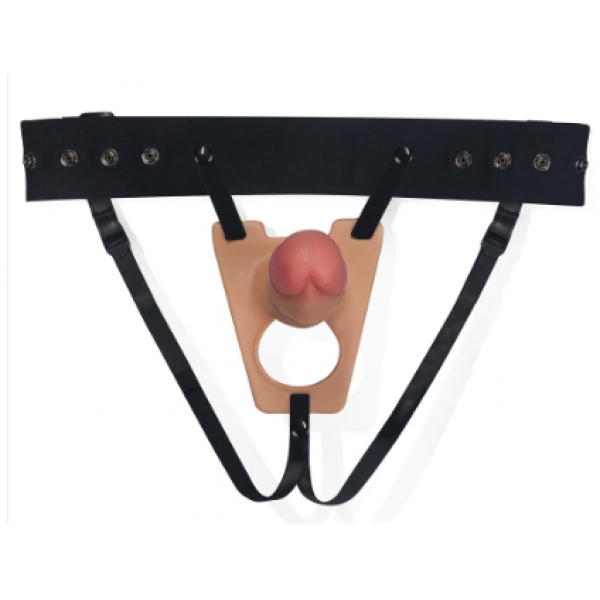 Lovetoy Rodeo 20 cm Gerçekçi Ten Dokusunda Yumuşak İçi Boş Kemerli Penis