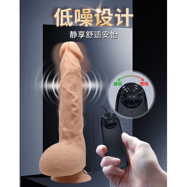 Süper Realistik Penis Damarlı Titreşiml Vantuzlu
