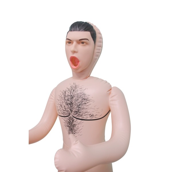 Şişme Erkek 18 cm Titreşimli Penisli