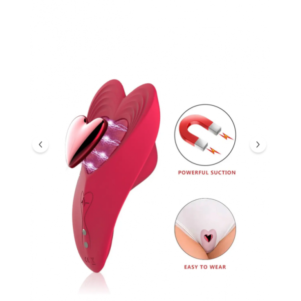Kadınlar için giyilebilir külot vibratör manyetik App kontrol klitoral 10 titreşimli Masturbator