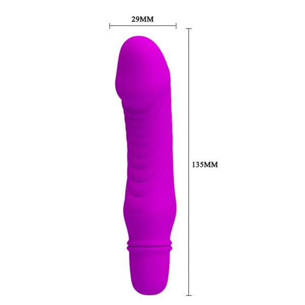 Mini 10 Titreşimli Vibratör Cep Tipi Mor Özel Renk