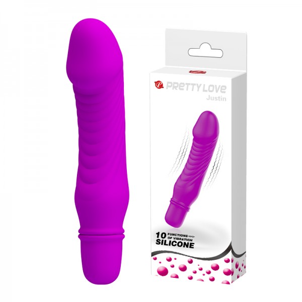 Mini 10 Titreşimli Vibratör Cep Tipi Mor Özel Renk